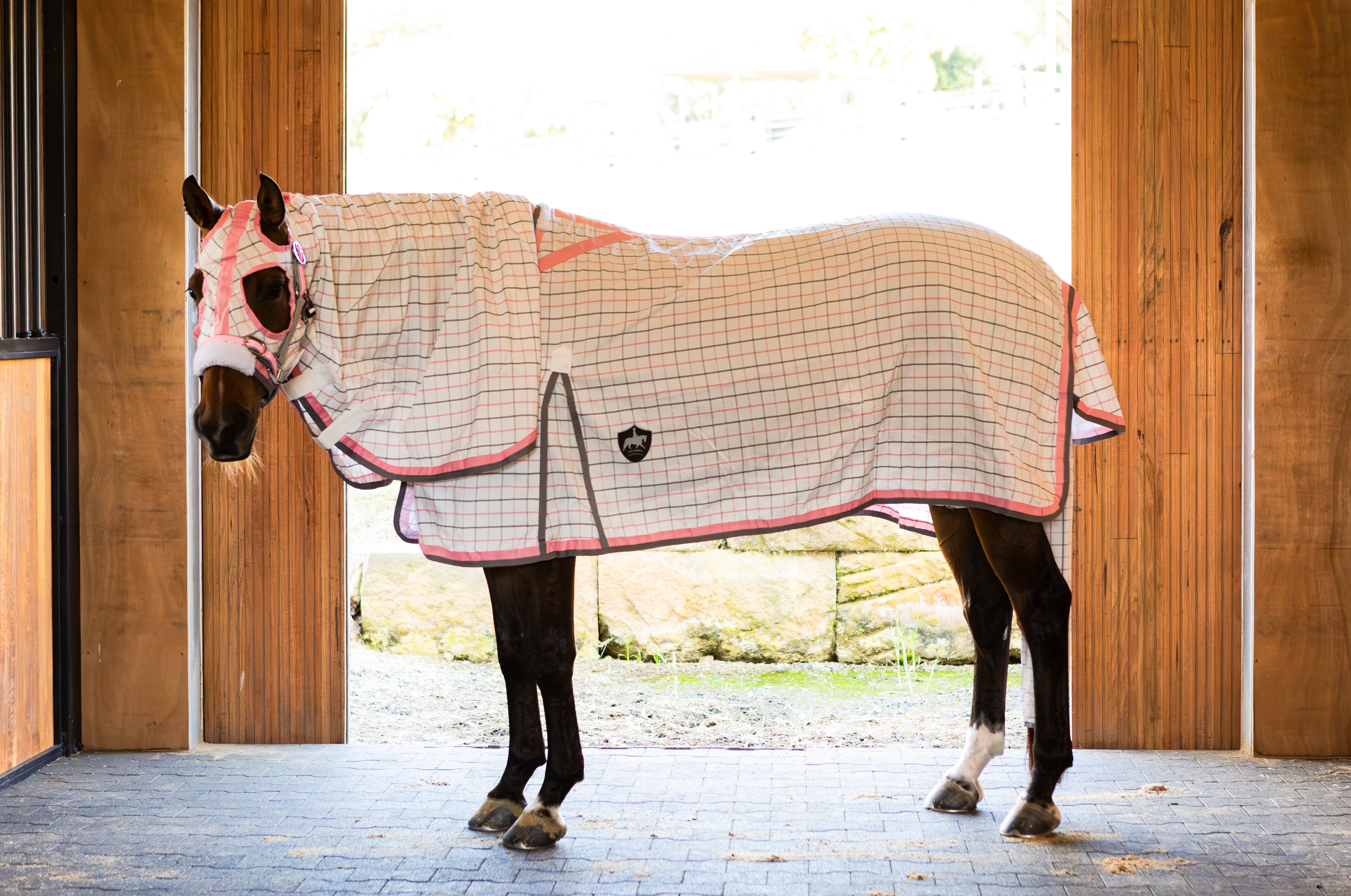 Classic Ripstop Hood Combo Blush Pink & Grey