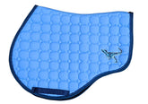 T Rex Marine Blue Saddle Pad with Navy Trim - Pony size