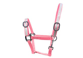PVC Halter - Pale Pink & White