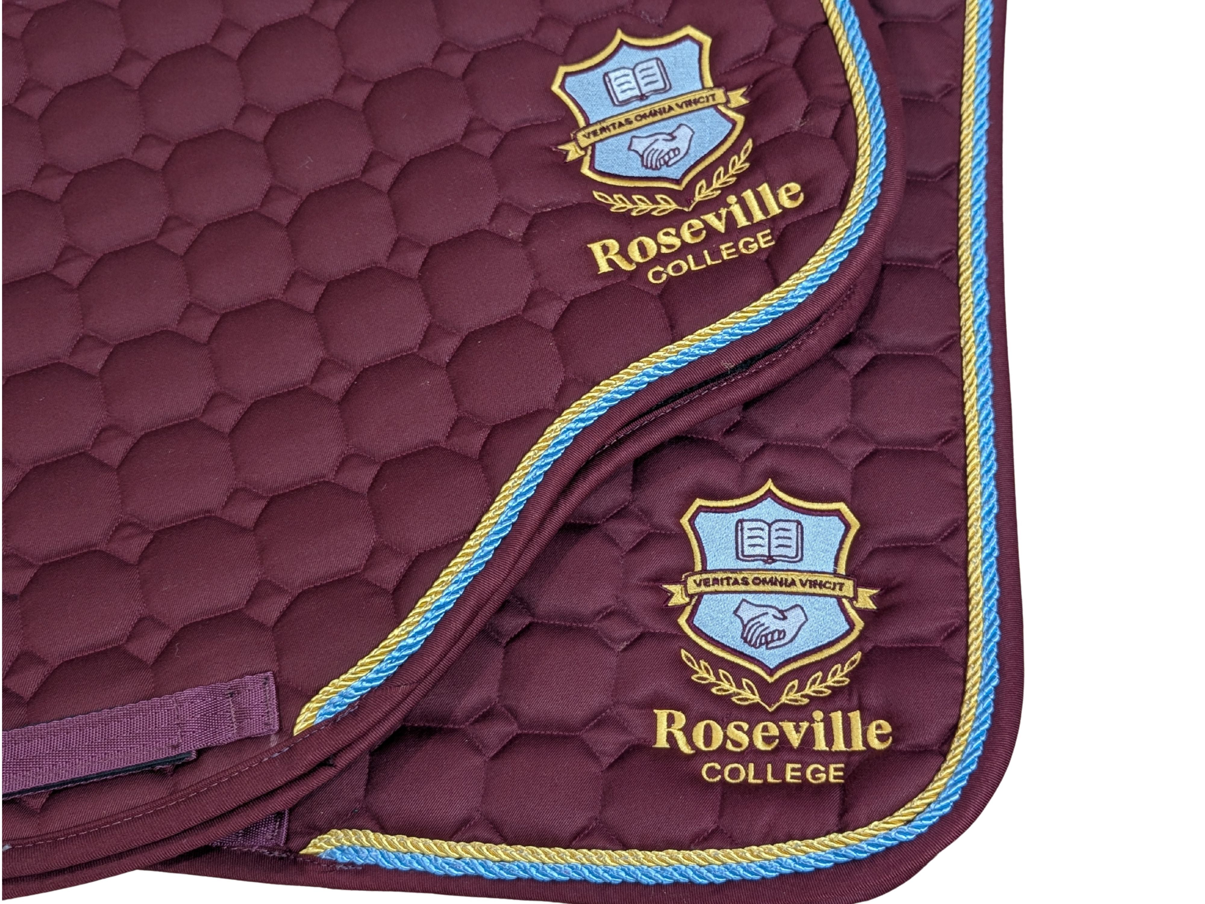 Roseville College Saddle Pad