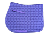 Quilted Saddle Pad - General Purpose - Purple - Design your own!