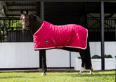 Luxury Stable Doona - Hot Pink with White Trims