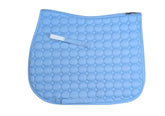 Quilted Saddle Pad - General Purpose - Sky Blue - Design your own!