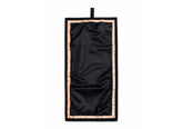 Custom Cotton Bridle Bag - Black with Rose Gold Trim