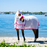 Flag Summer Mesh Hybrid Hood Set  - Sky & Blue Trim - OPEN NOW FOR PRE ORDERS