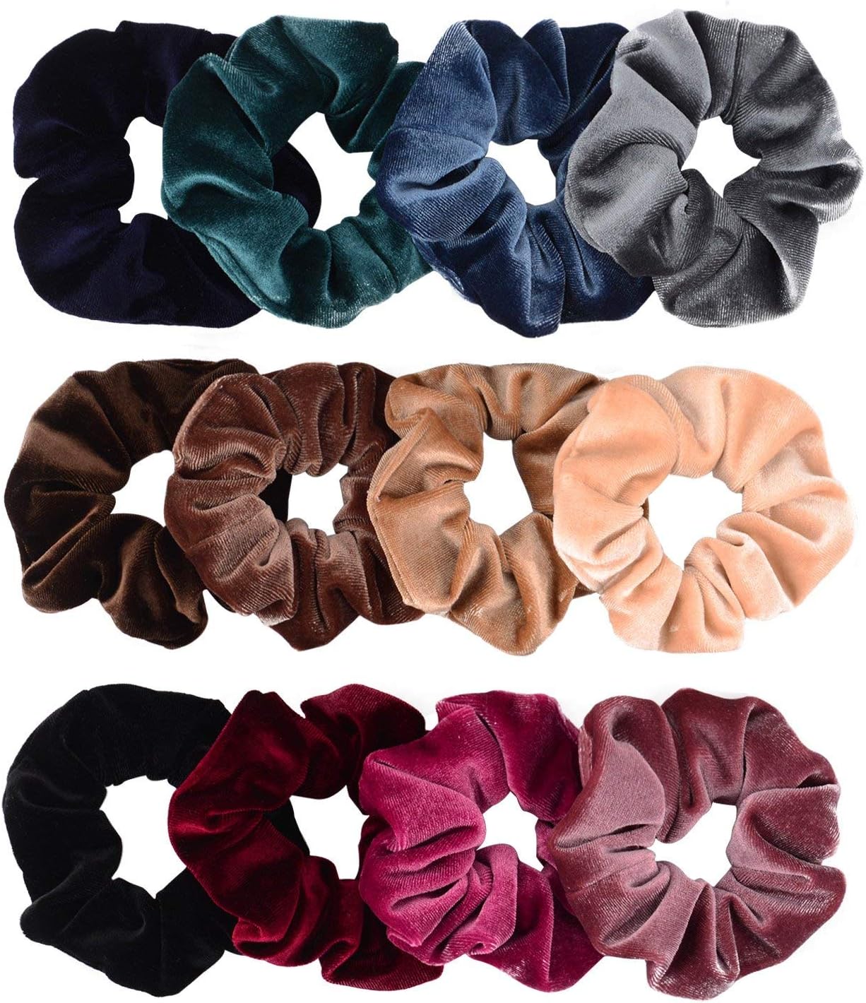 Velvet Hair Scrunchies - choose your colour!