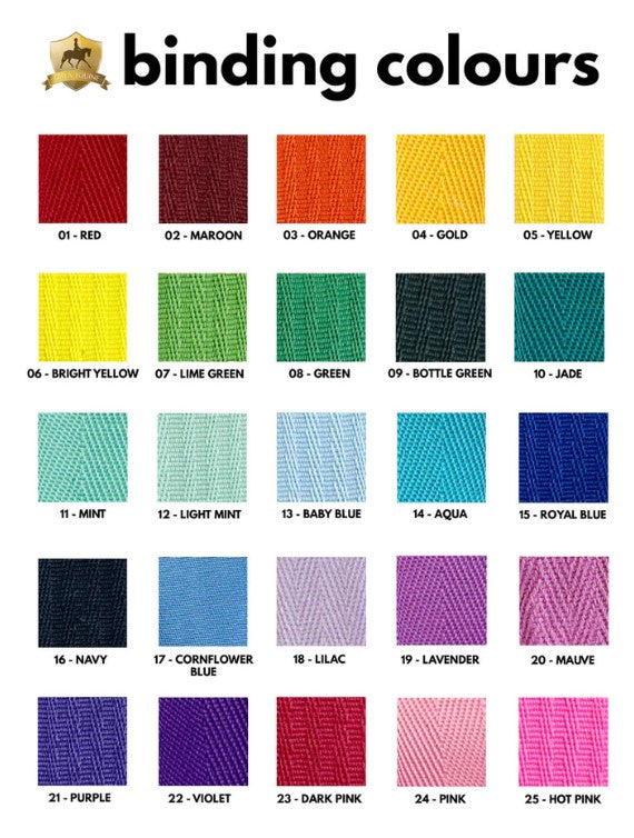Quilted Saddle Pad - White - Design your own!