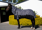 Rainsheet Neck Combo- Black & Grey Check - 0gsm fill