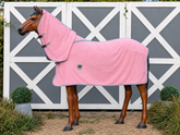 Towel Combo Pink with Grey Trim