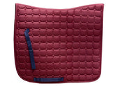Quilted Saddle Pad - Dressage - Maroon - Design your own!
