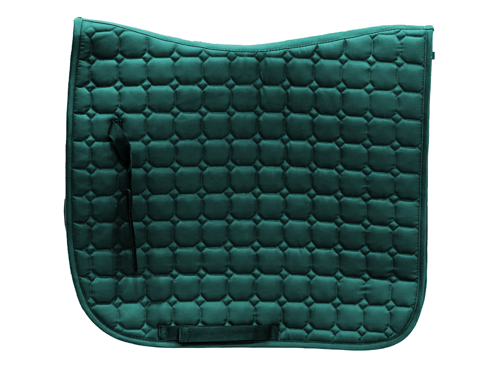 Quilted Saddle Pad - Emerald - Design your own!