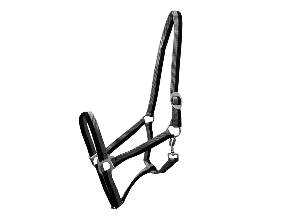 Gala Basic Halter - Black & Silver