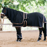 Black Show Set with Metallic Rose Gold Trim