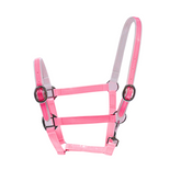PVC Halter - Pale Pink & White