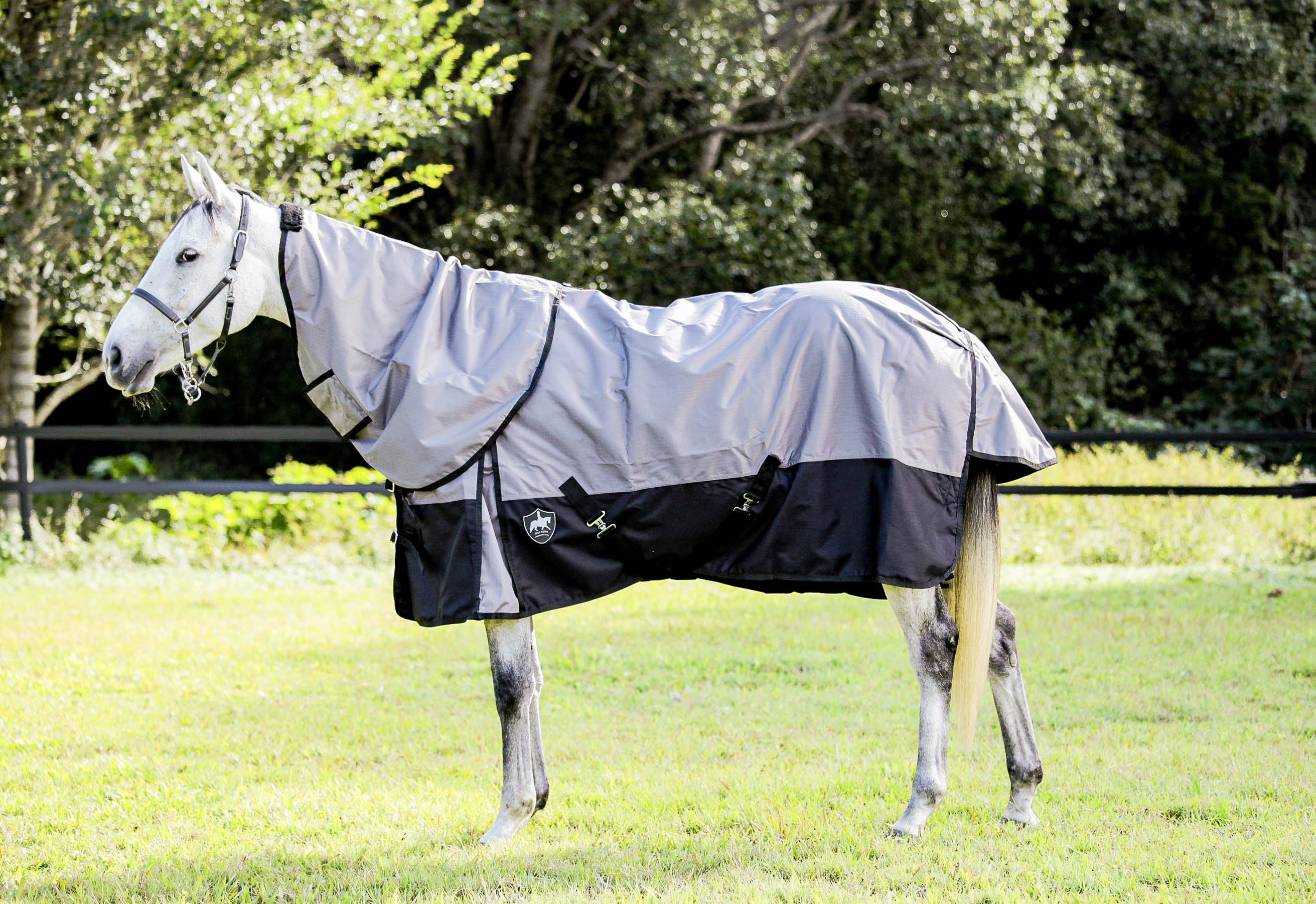 1200D Rainsheet 0g Fill - Grey & Black with Detachable Neck