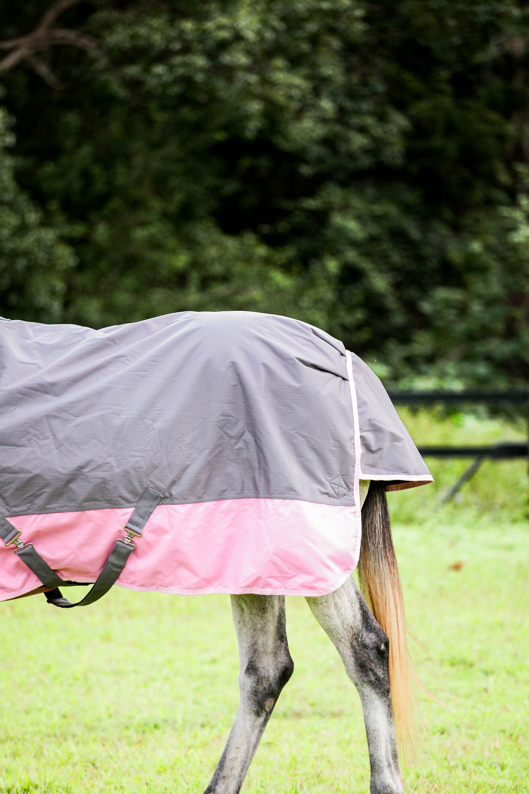 600D Turnout 100g fill - Grey & Blush Pink with Detachable Neck - Limited Sizes