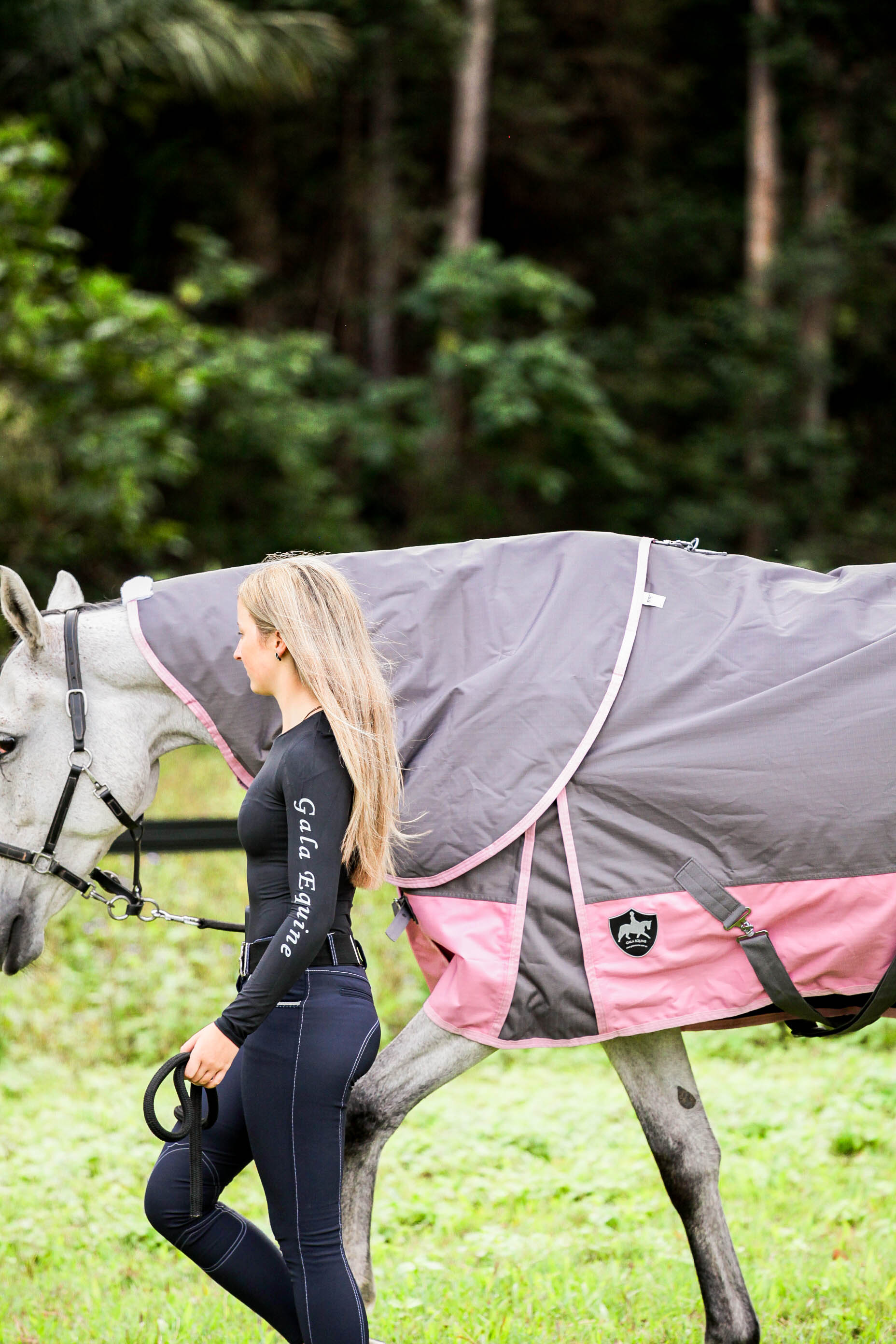 600D Turnout 100g fill - Grey & Blush Pink with Detachable Neck - Limited Sizes