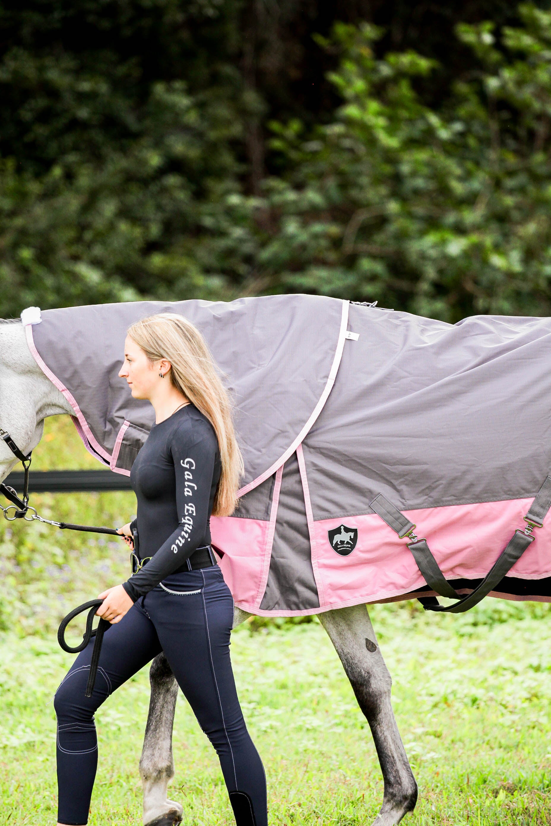 600D Turnout 100g fill - Grey & Blush Pink with Detachable Neck - Limited Sizes