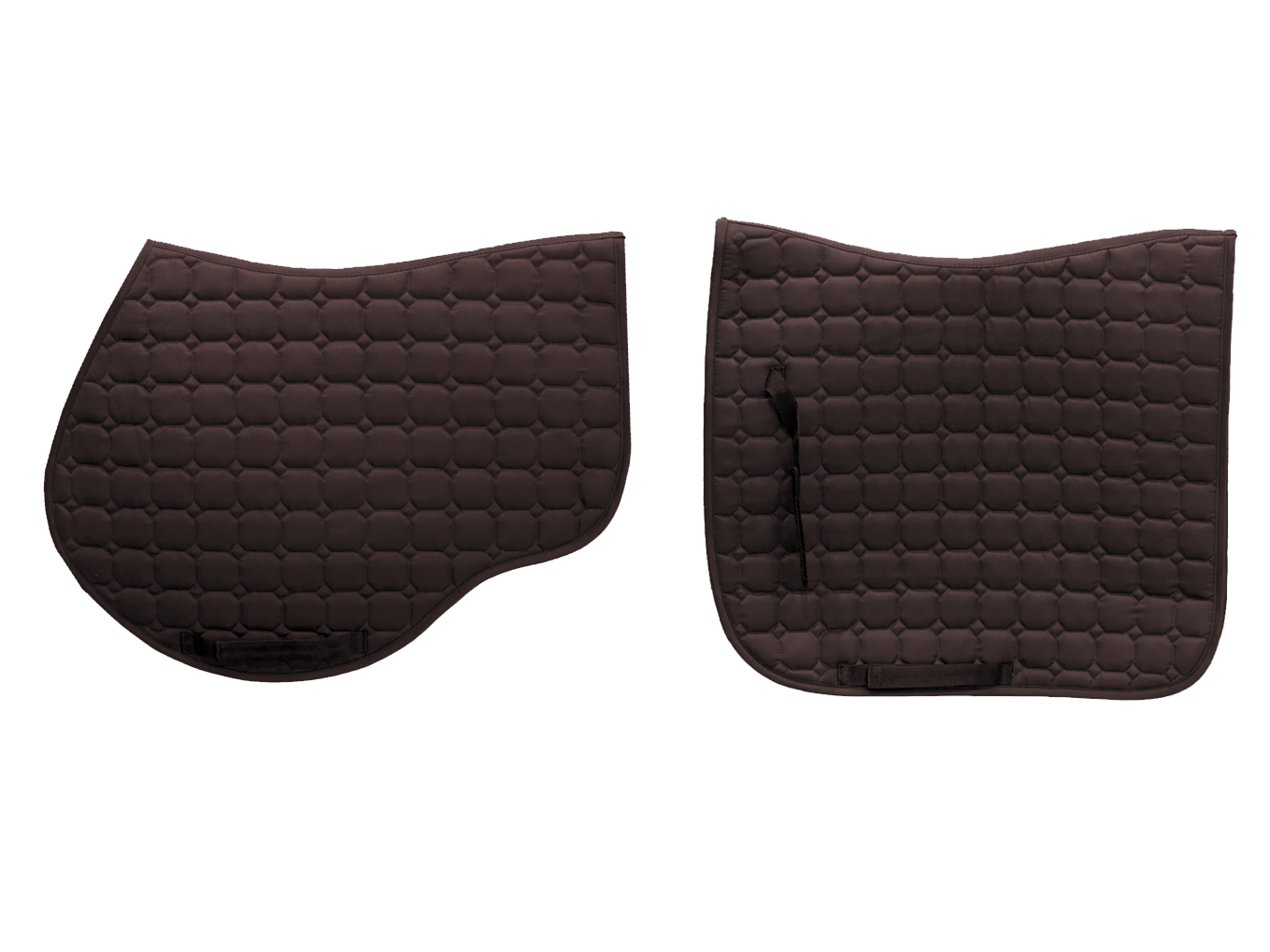 Quilted Saddle Pad - Brown - Design your own!