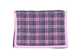 Kersey Wool Saddle Pad - Pink and Grey Check