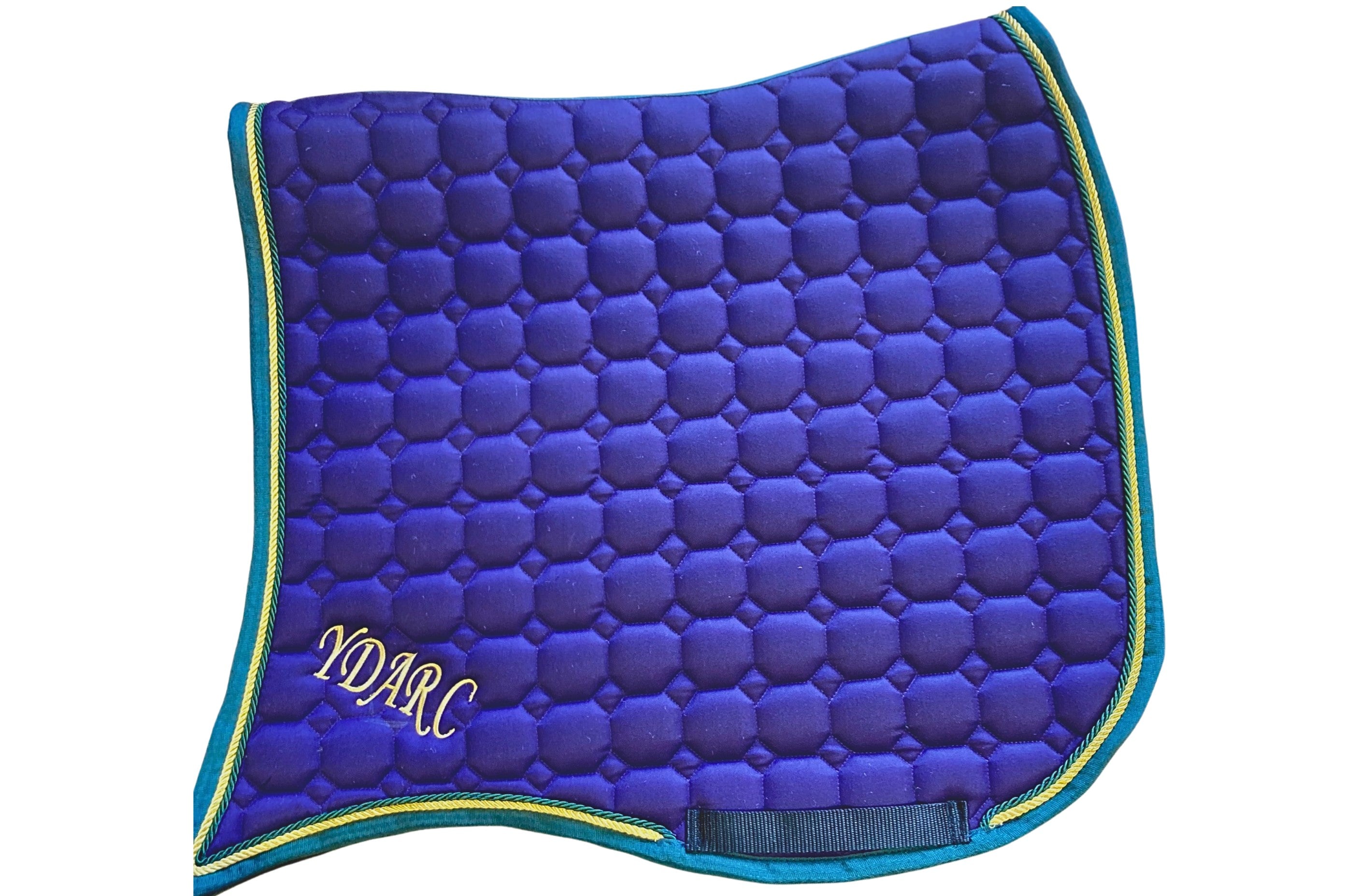 Quilted Saddle Pad - Royal Blue - Design your own!