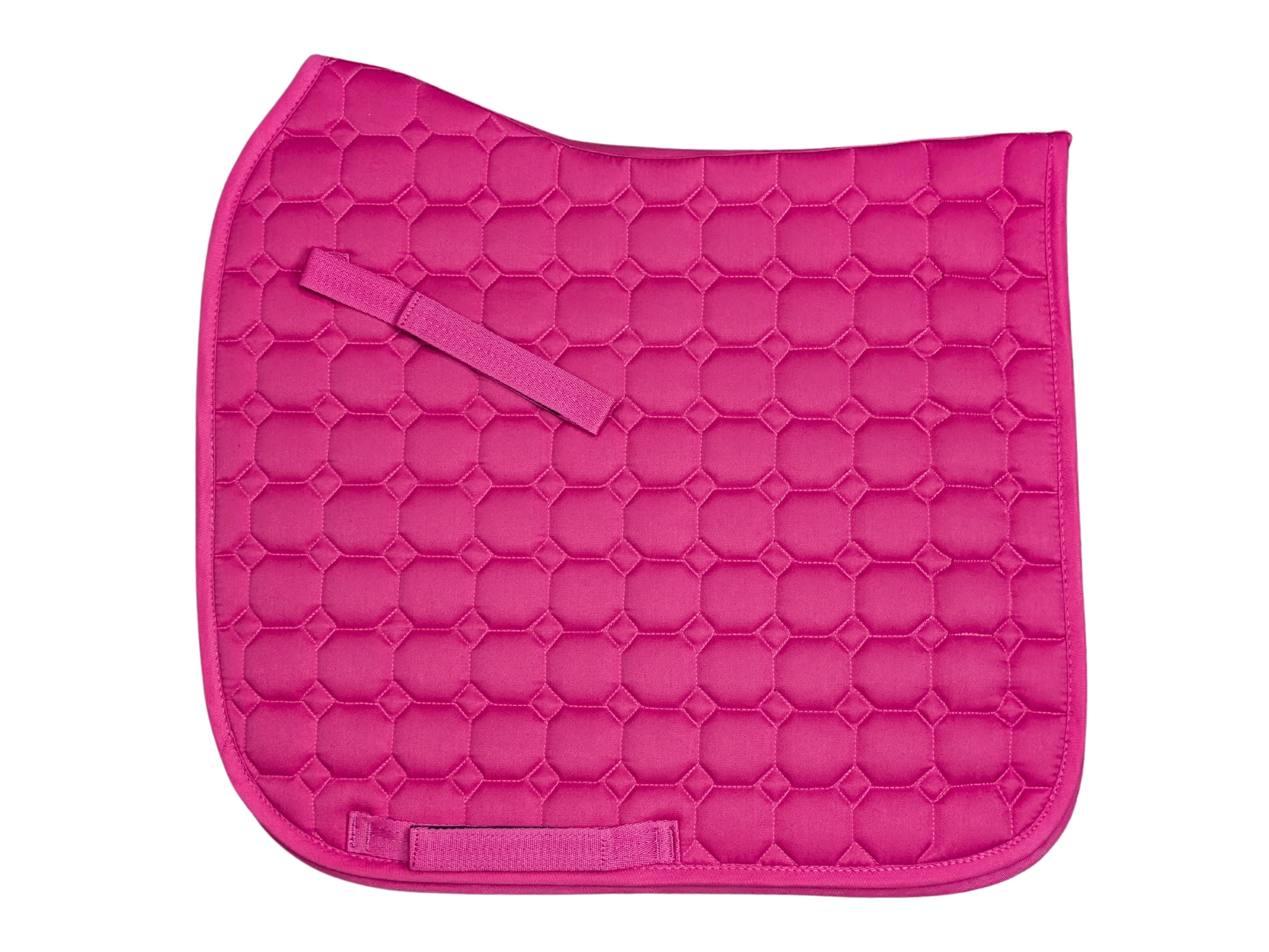 Quilted Saddle Pad - Hot Pink