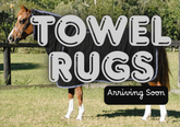 Towel Combo Black with White Grey Trim - DUE AUGUST 2026