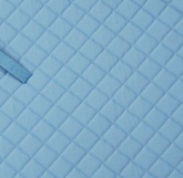 Quilted Saddle Pad - Sky Blue - Design your own!
