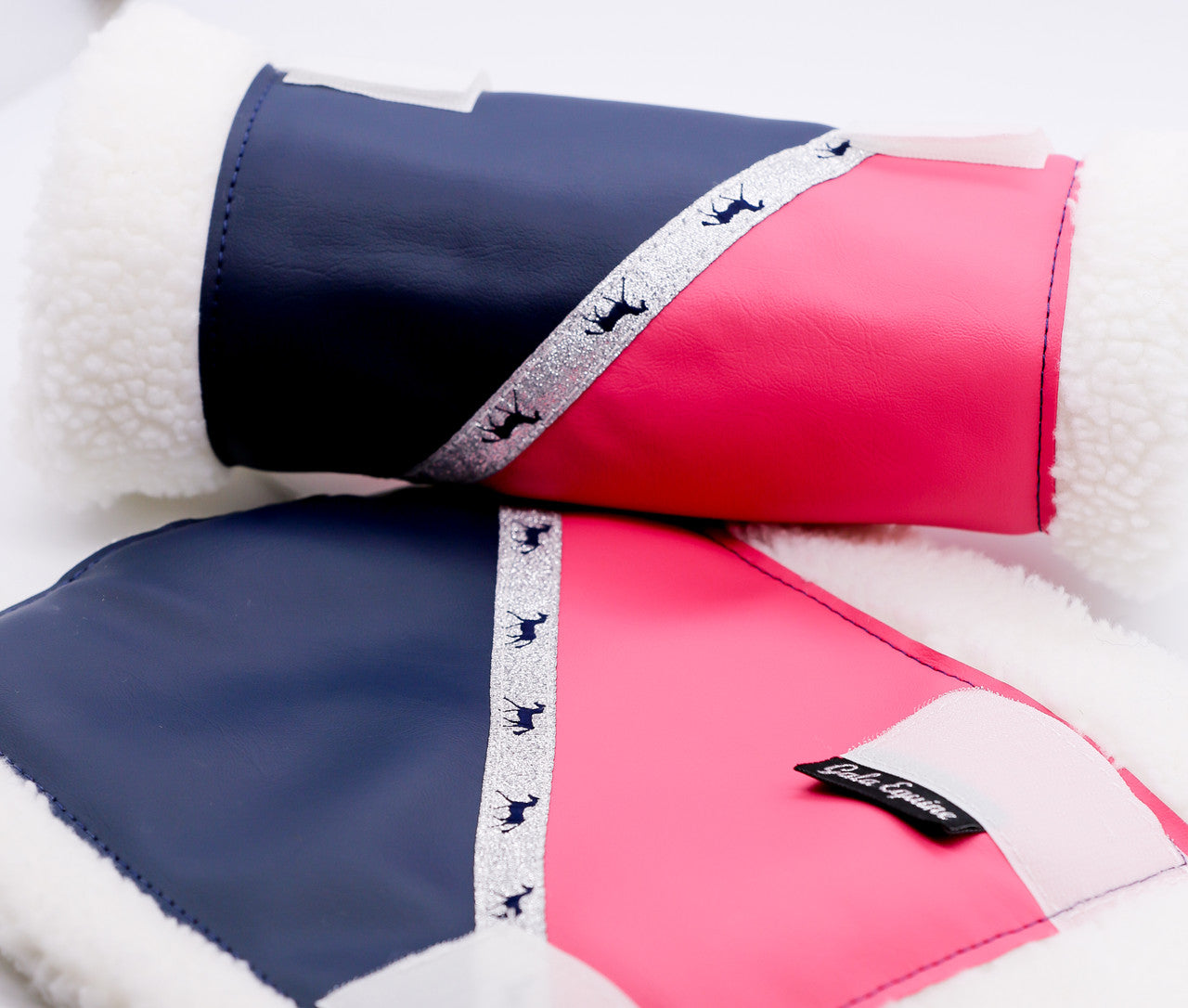 Sherpa Boots - Pink & Navy -Pair -  Made to Order