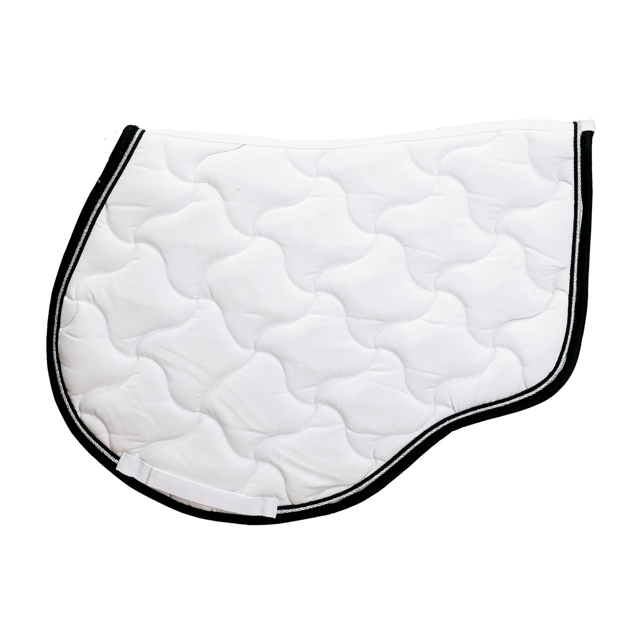 Competition White AP Saddle Pad - Black Binding - LOW STOCK...LAST FEW LEFT!