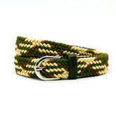 Belt - Olive Green, Tan and Cream