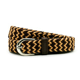 Belt - Brown & Tan Zig Zag