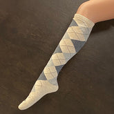 Socks - Light Brown Argyle