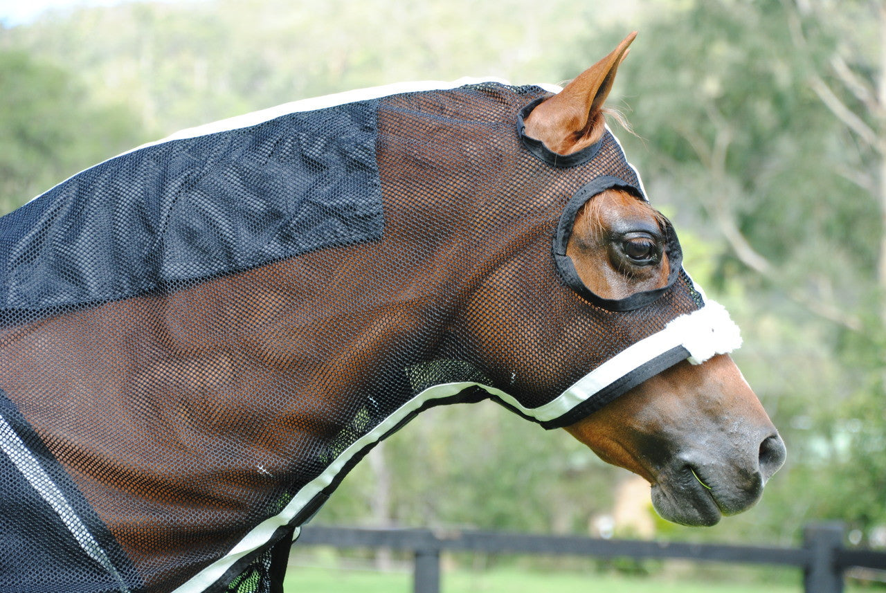 Summer Mesh Hood Set - Black
