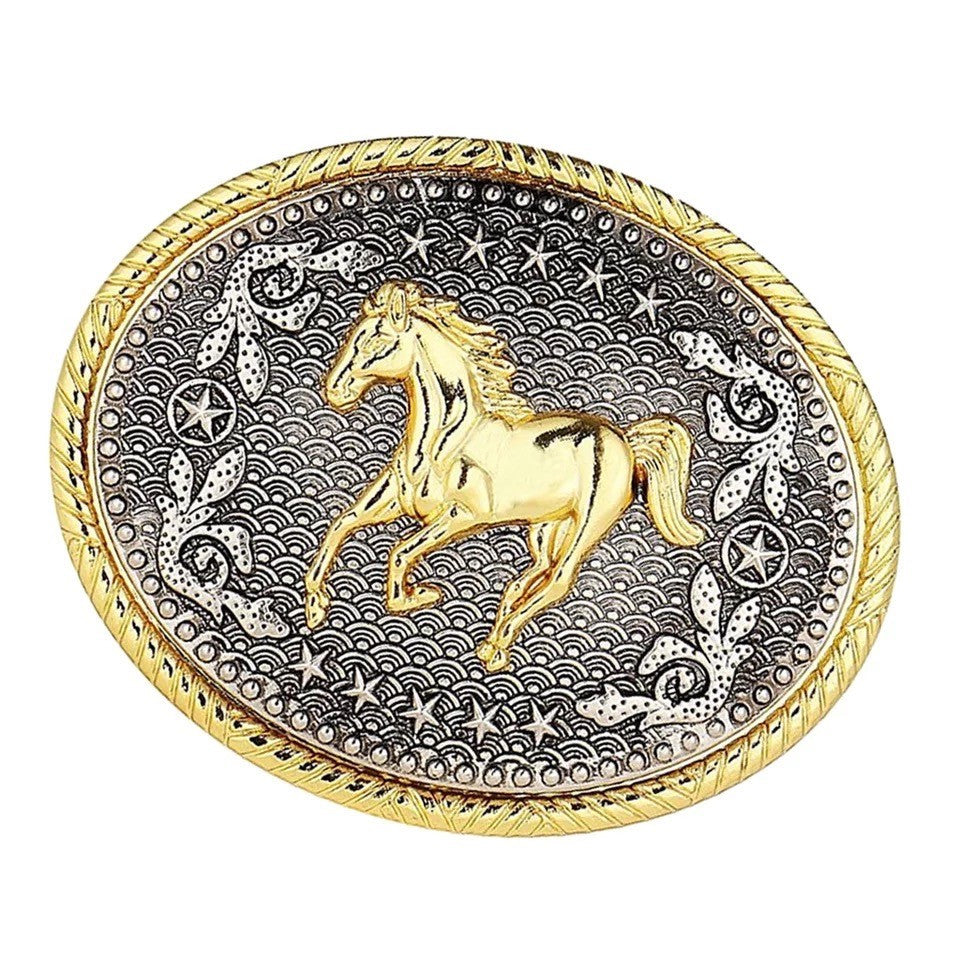 Running Horse Belt Buckle