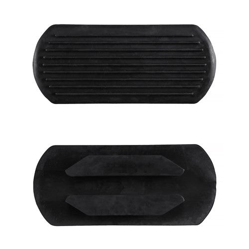 Rubber Stirrup Pads Black or White