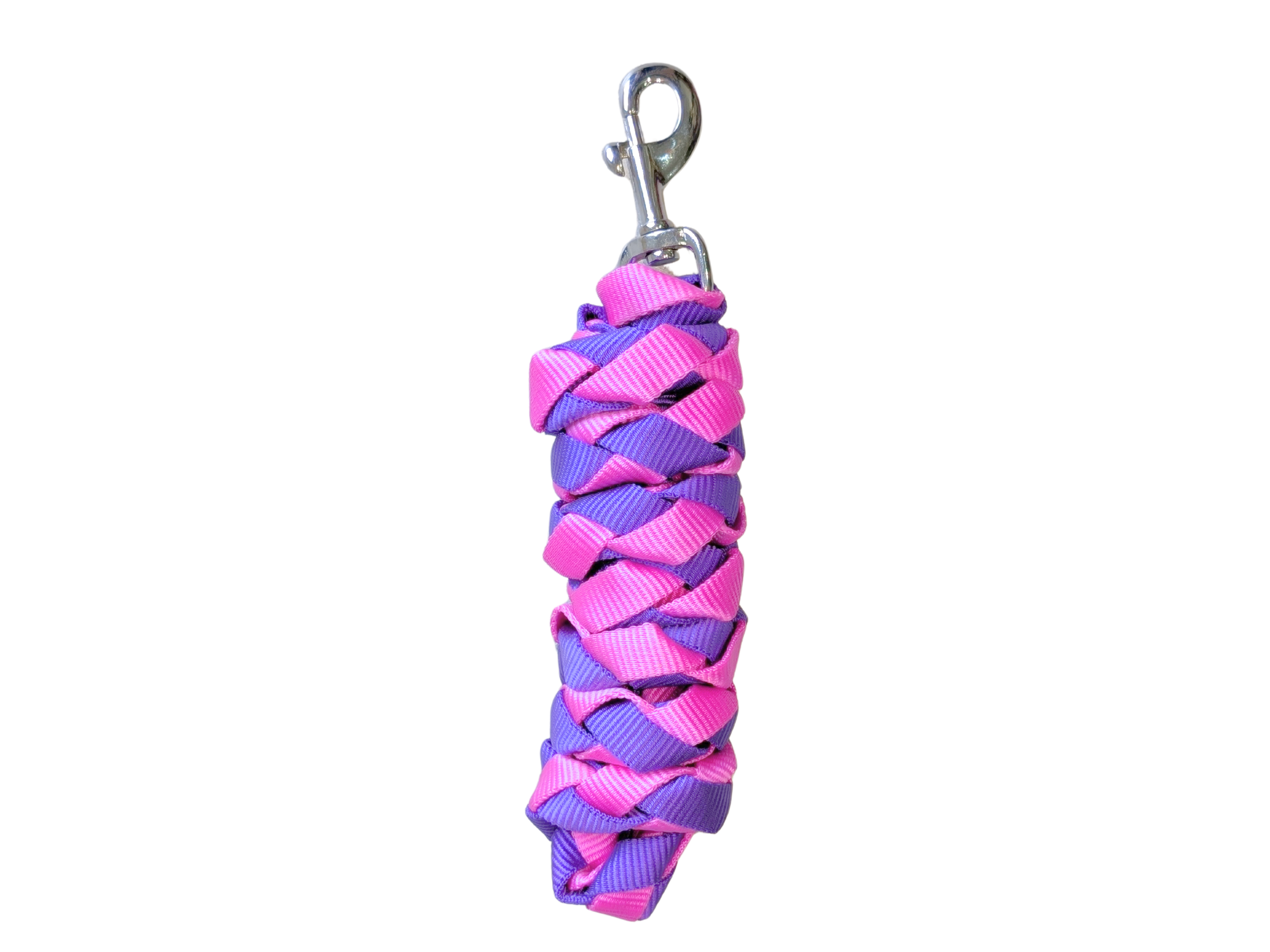 Gala Twisted PP Lead Rope - Pink and Purple with silver clip