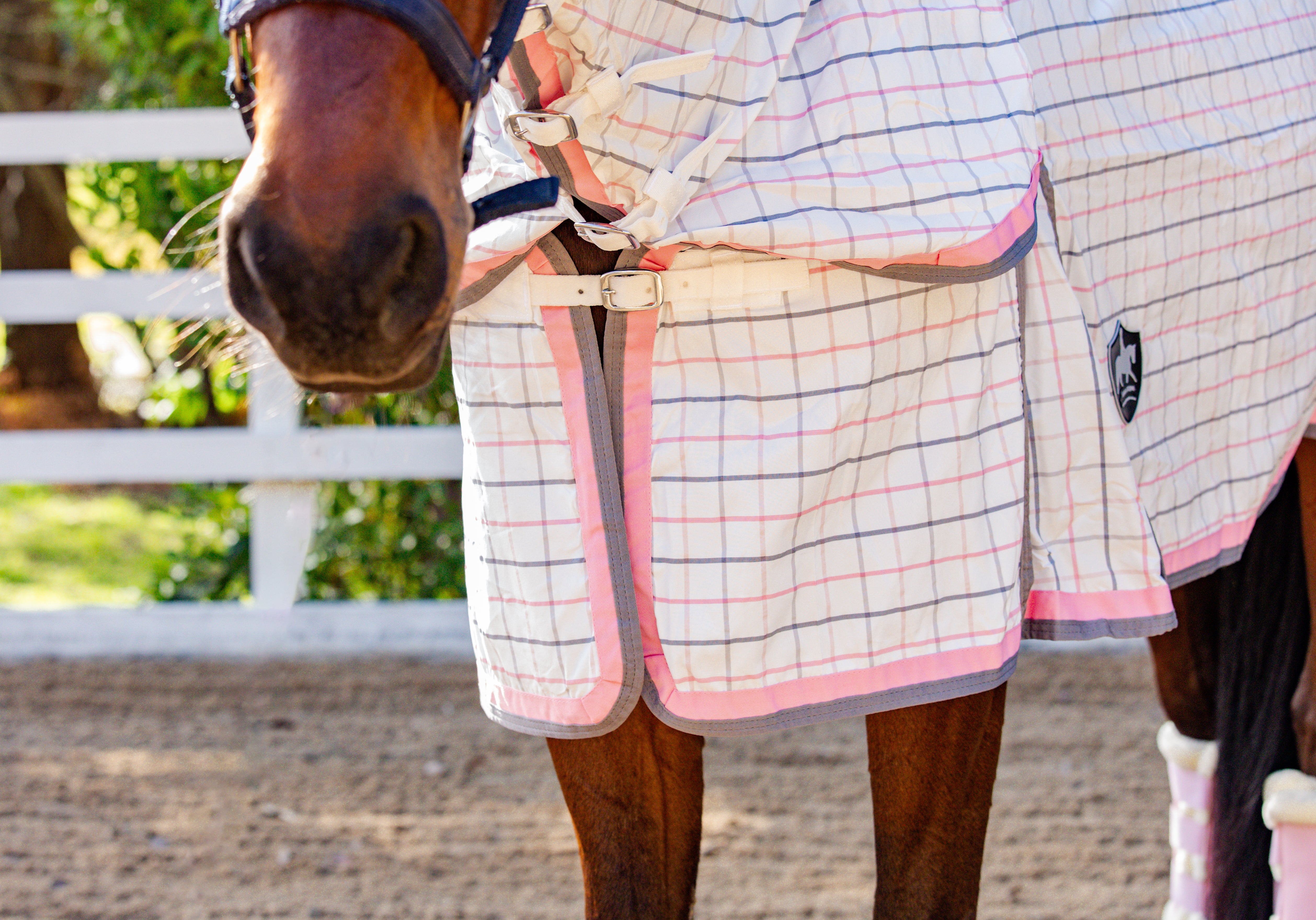 Classic Ripstop Neck Combo Blush Pink and Grey