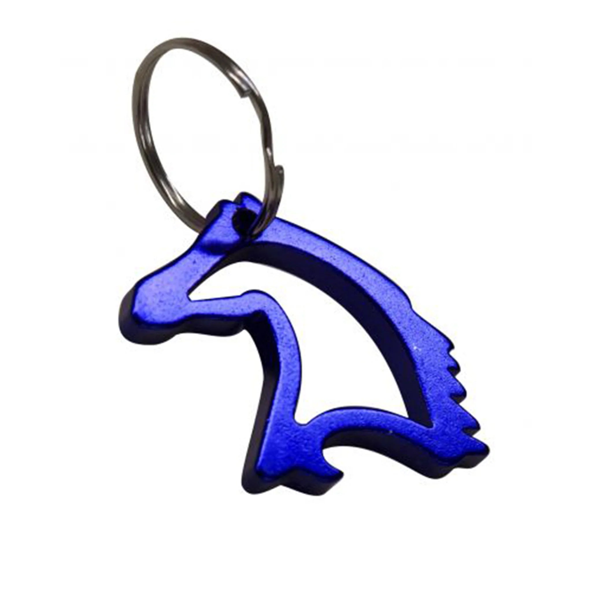 Aluminum Horse Head Keychain