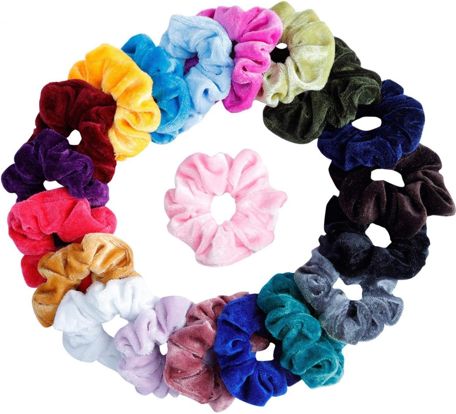 Velvet Hair Scrunchies - choose your colour!