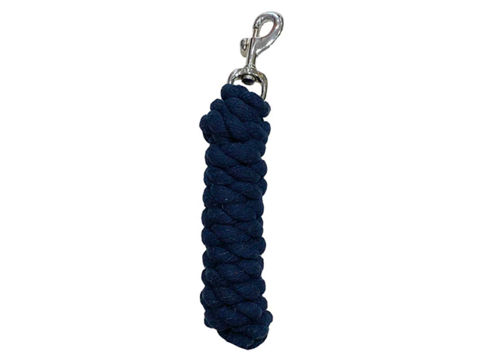 Gala Cotton Lead Rope - Navy – Gala Equine