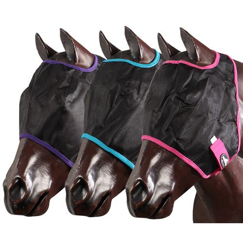 Showmaster Black Mesh Fly Mask