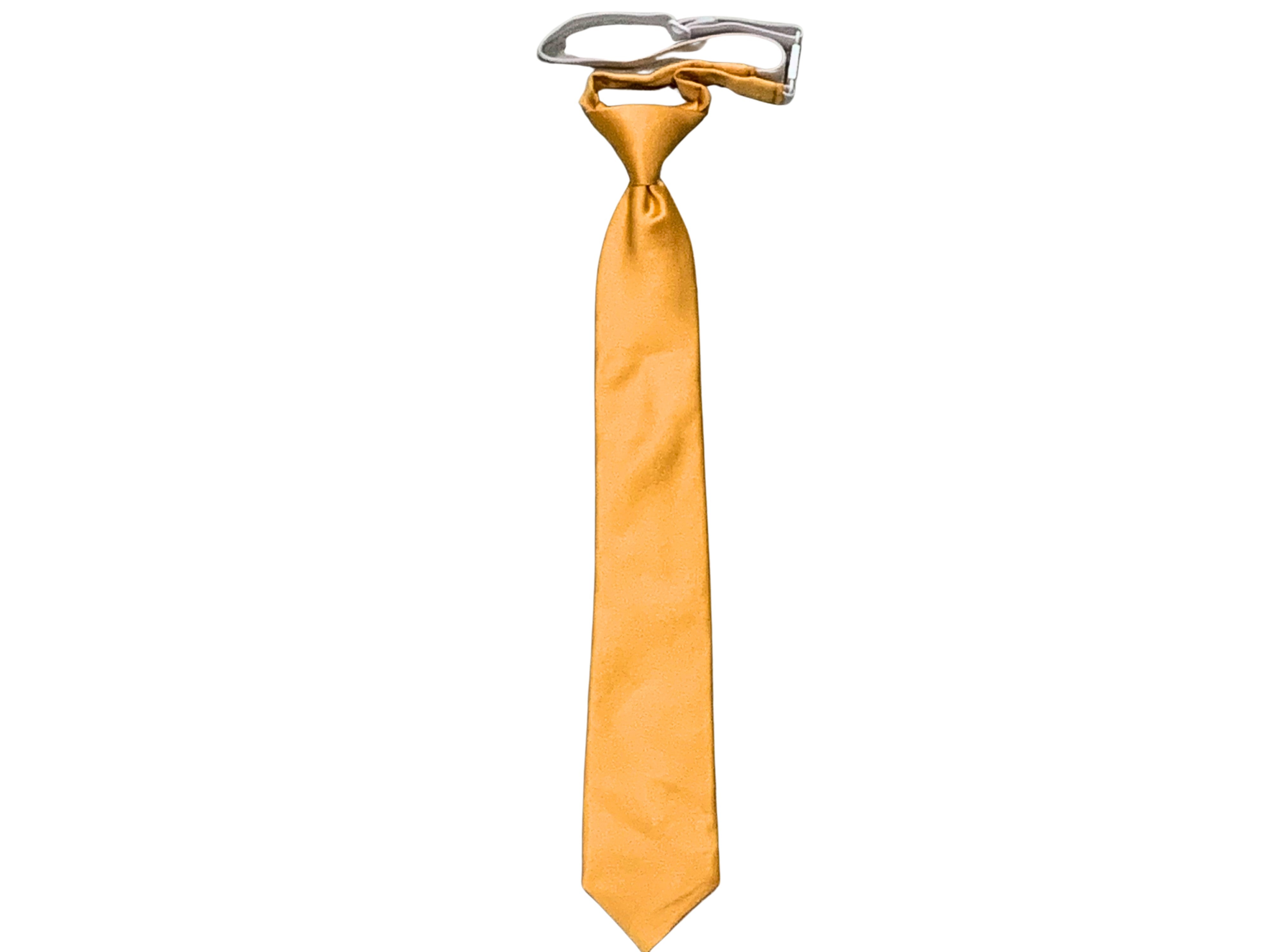 Yellow Gold Tie - Elastic