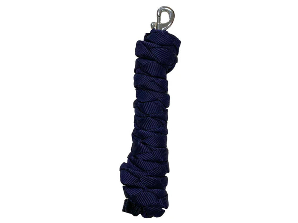 Gala Twisted PP Lead Rope - Navy with Silver