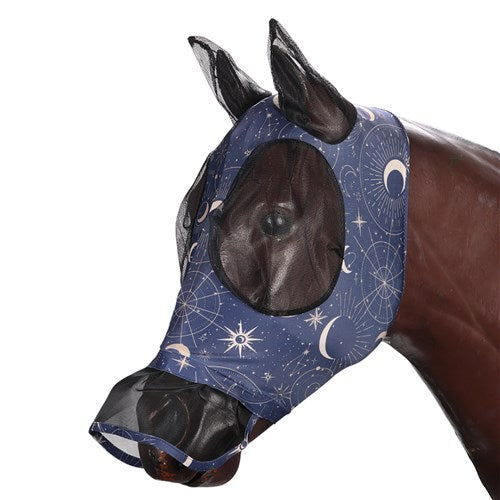 LKool Master Lycra Pull On Fly Mask w/Skirt - Cellestial Star