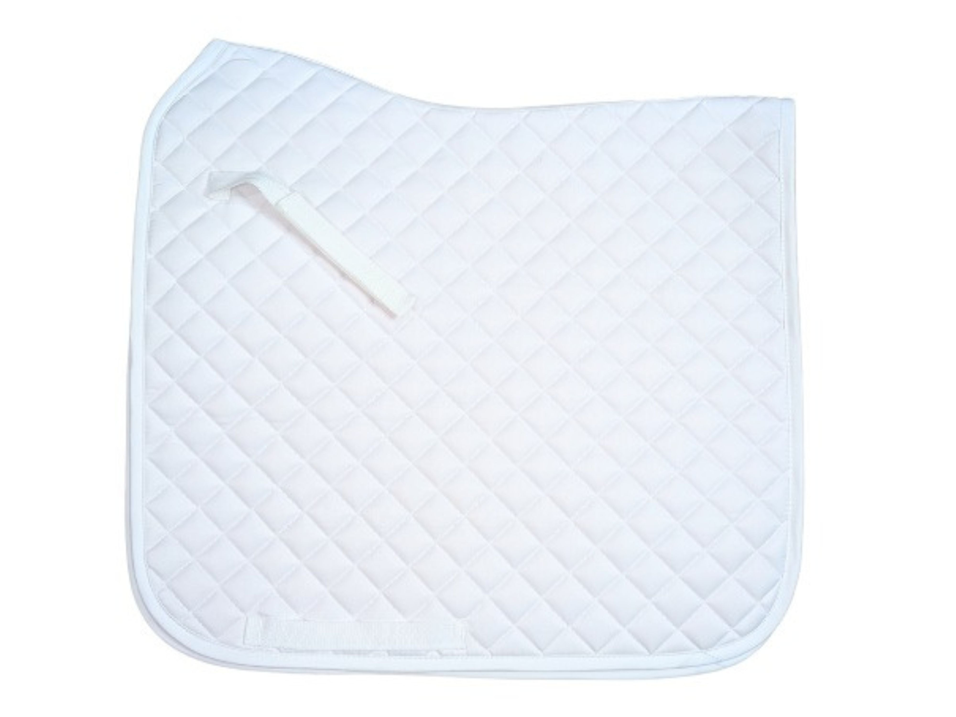 Gala Dressage Saddle Pad - White  - Design your own trims!