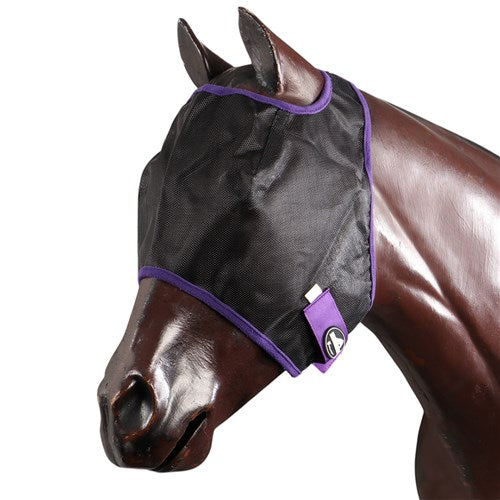 Showmaster Black Mesh Fly Mask