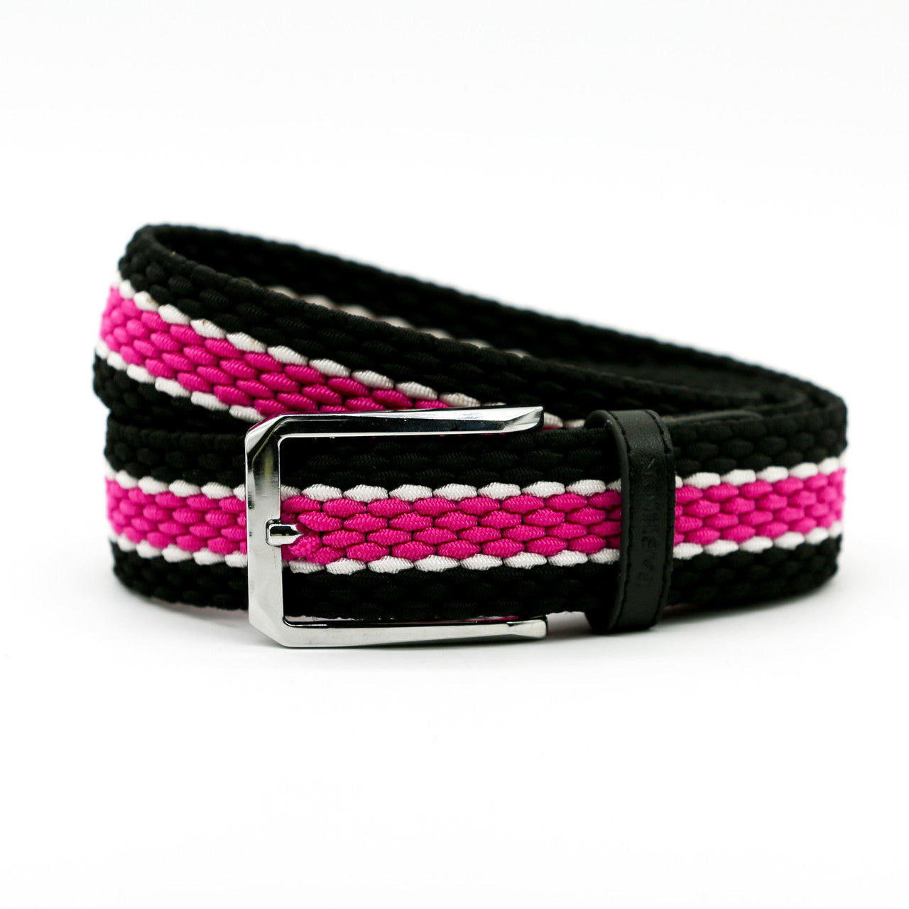 Belt - Black with Pink Middle