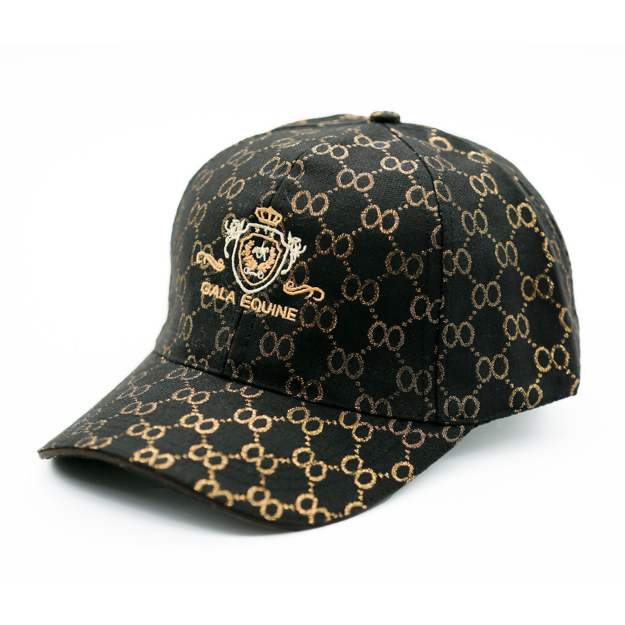 Cap - Black with Gold Chain