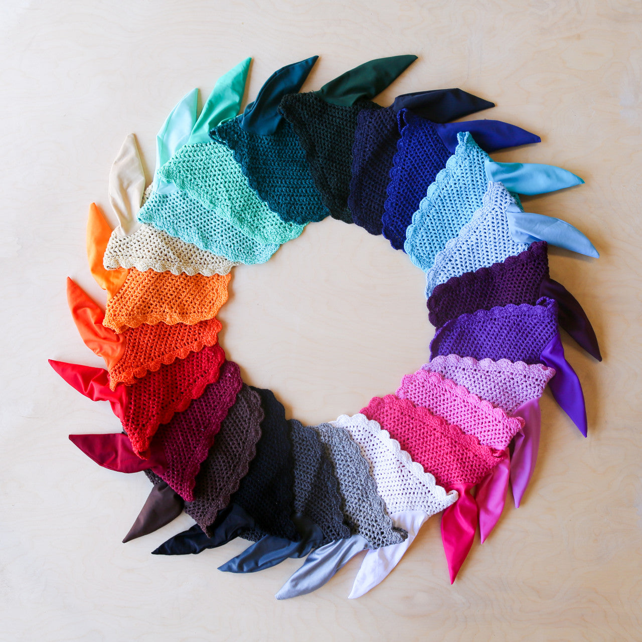 Crochet Ear Bonnet - Salmon
